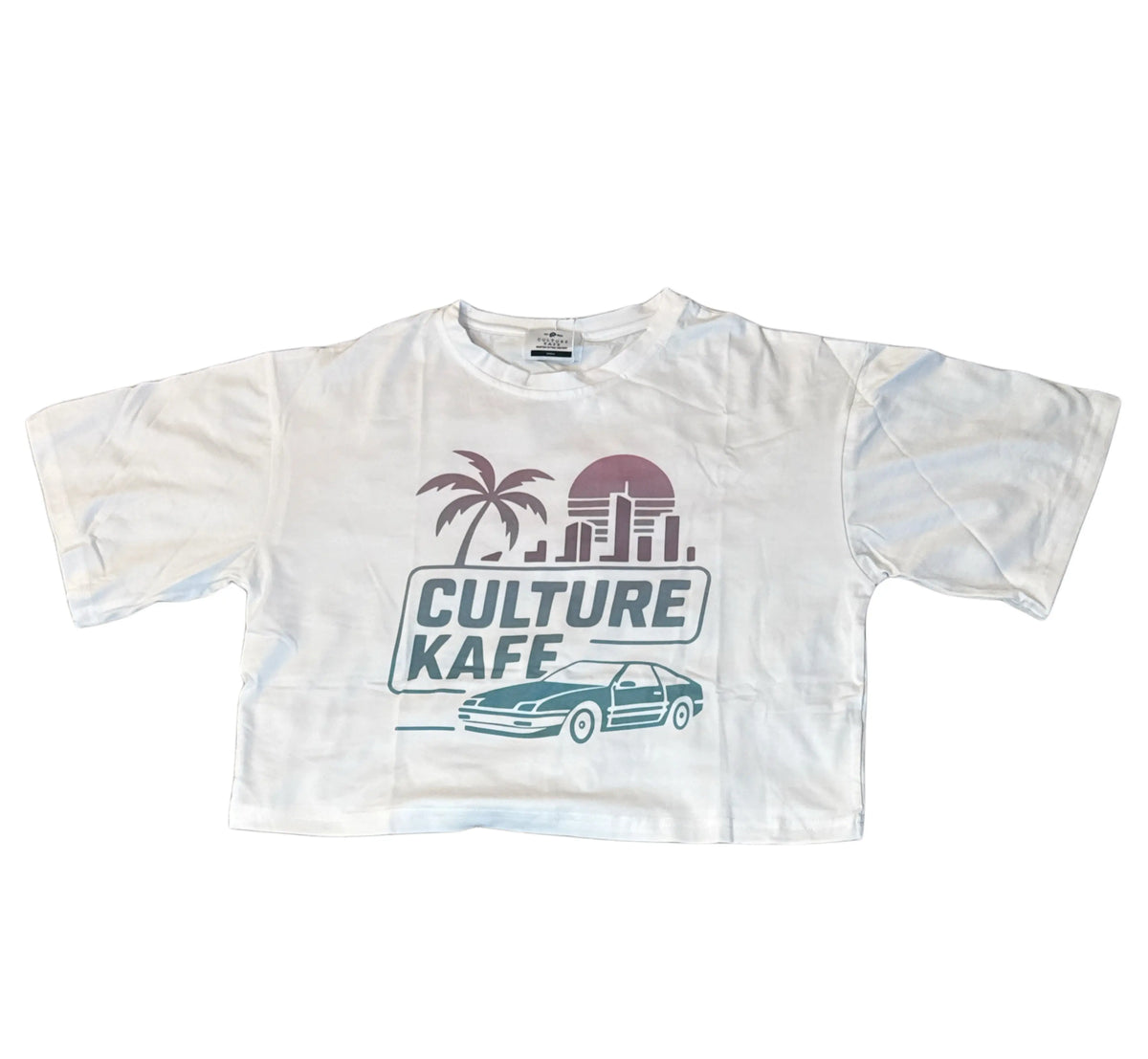 Oversized Miami Crop top CULTURE KAFE