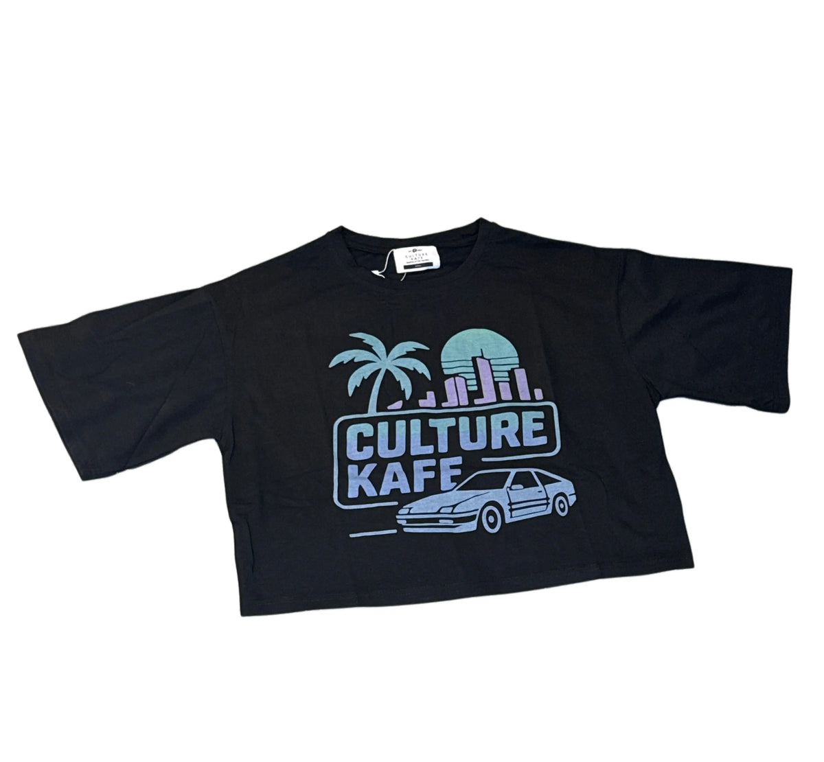 Oversized Miami Crop top CULTURE KAFE