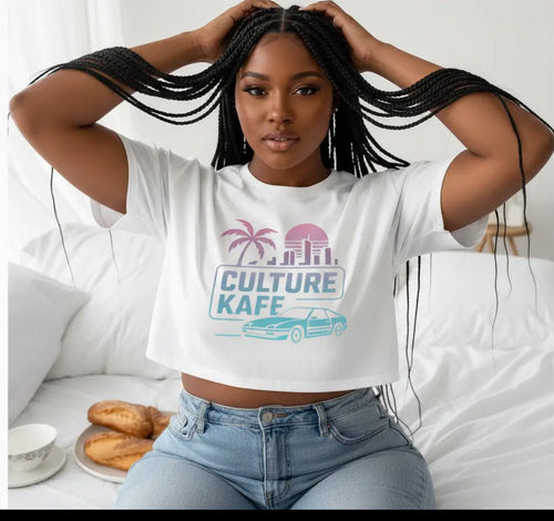 Oversized Culture Miami Crop top CULTURE KAFE
